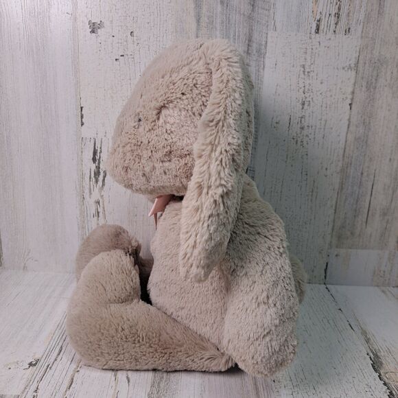 Pottery Barn Kids Rabbit Bunny Plush Huggable Play Toy Stuffed Animal Gray Brown - Picture 7 of 16